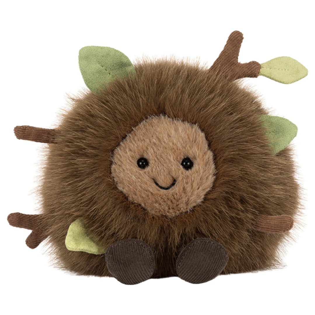 jellycat amuseables knuffelbosgrond mulshi woodland floor - 13 cm | A4WDF | 3