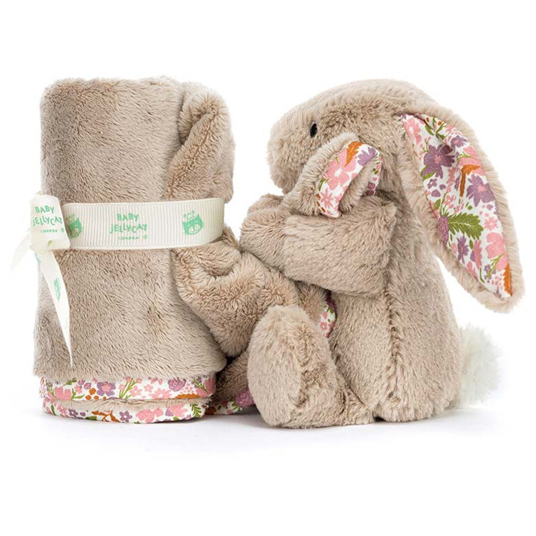 jellycat knuffeldoek blossom beige konijn - petal - 34 cm | ST4BM| 2