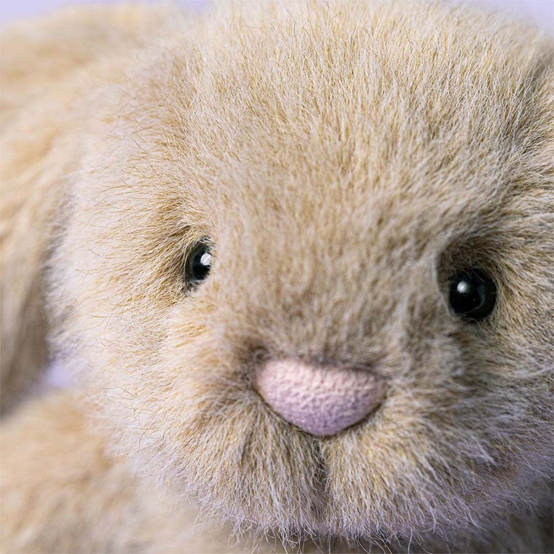 jellycat knuffelkonijn flufflet bunny - oat - 18 cm | BASS6TCAR | 2