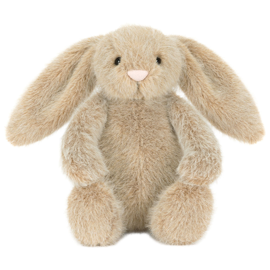 jellycat knuffelkonijn flufflet bunny - oat - 18 cm | BASS6TCAR | 3
