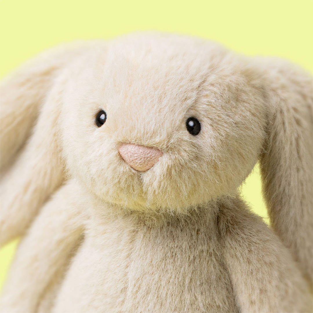 jellycat knuffelkonijn flufflet bunny - wheat - 18 cm | BASS6TLB | 4