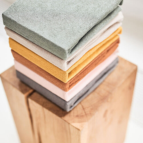 jollein hoezen verschoonkussen badstof 70x50 cm - ash green - 2st | 2550-503-00095 | 2