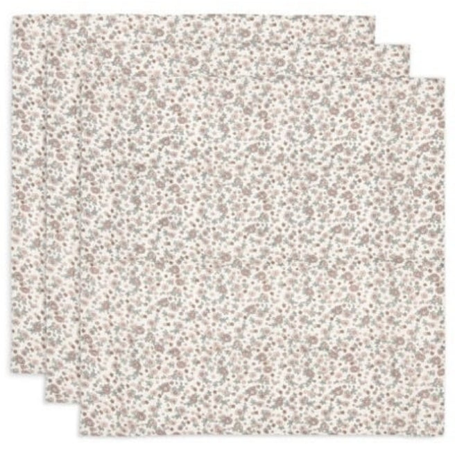 jollein hydrofiele multidoeken 70x70 cm - retro flowers - 3st | 535-851-67045 | 0