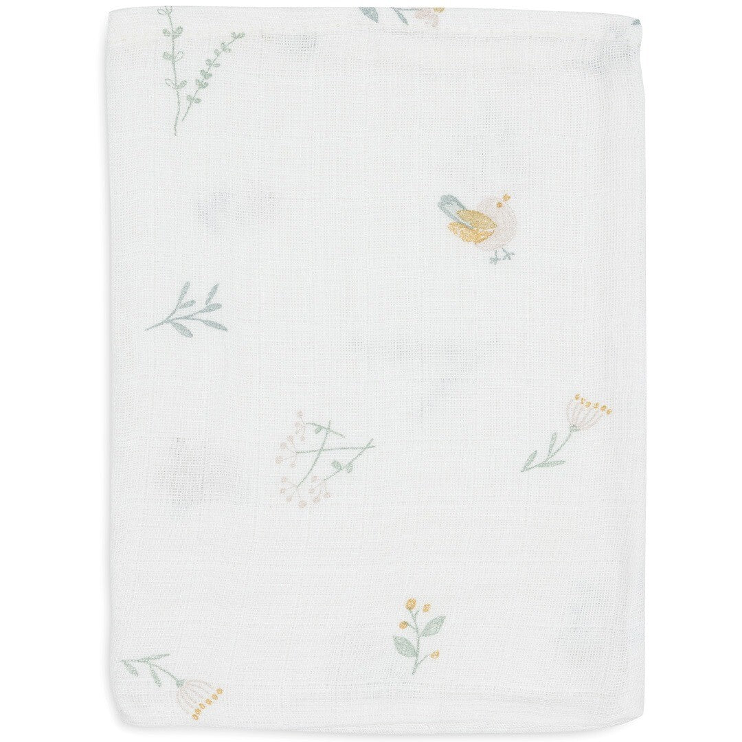 jollein hydrofiele washandjes lovely birds - 3st | 536-848-67104 | 1
