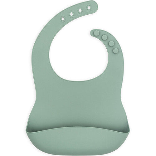 jollein siliconen slabbetje ash green | 029-007-00095 | 0