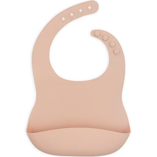 jollein siliconen slabbetje pale pink | 029-007-00090 | 0