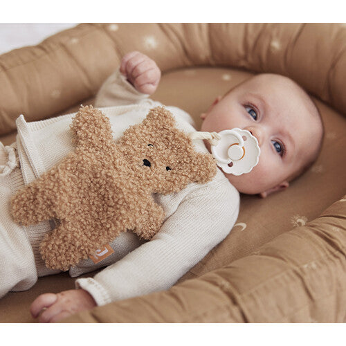 jollein speendoek teddy bear - biscuit | 031-594-67005 | 2