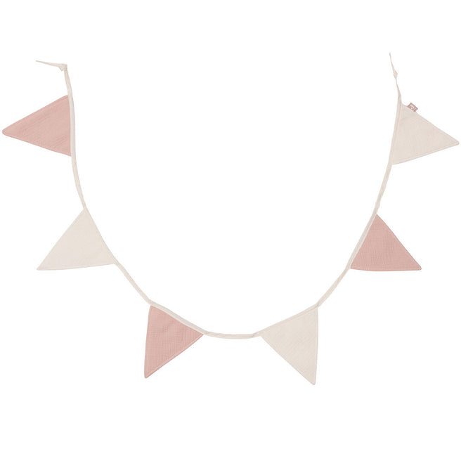 jollein vlaggenslinger wild rose - ivory | 719-602-68013 | 0