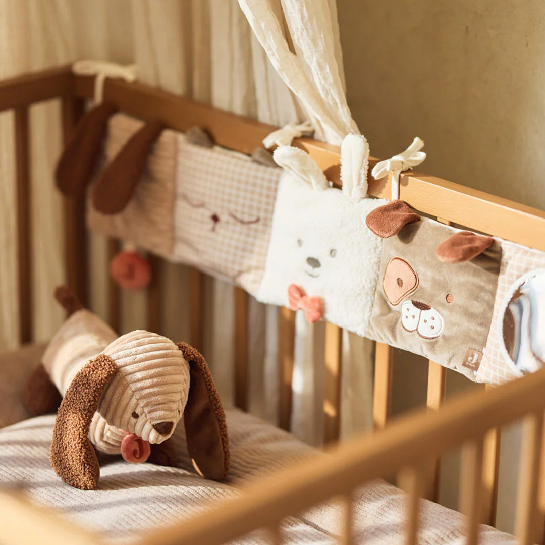 jollein activiteiten boxhanger - animal friends - elephant tales - oatmeal | 072-001-68154 | 2