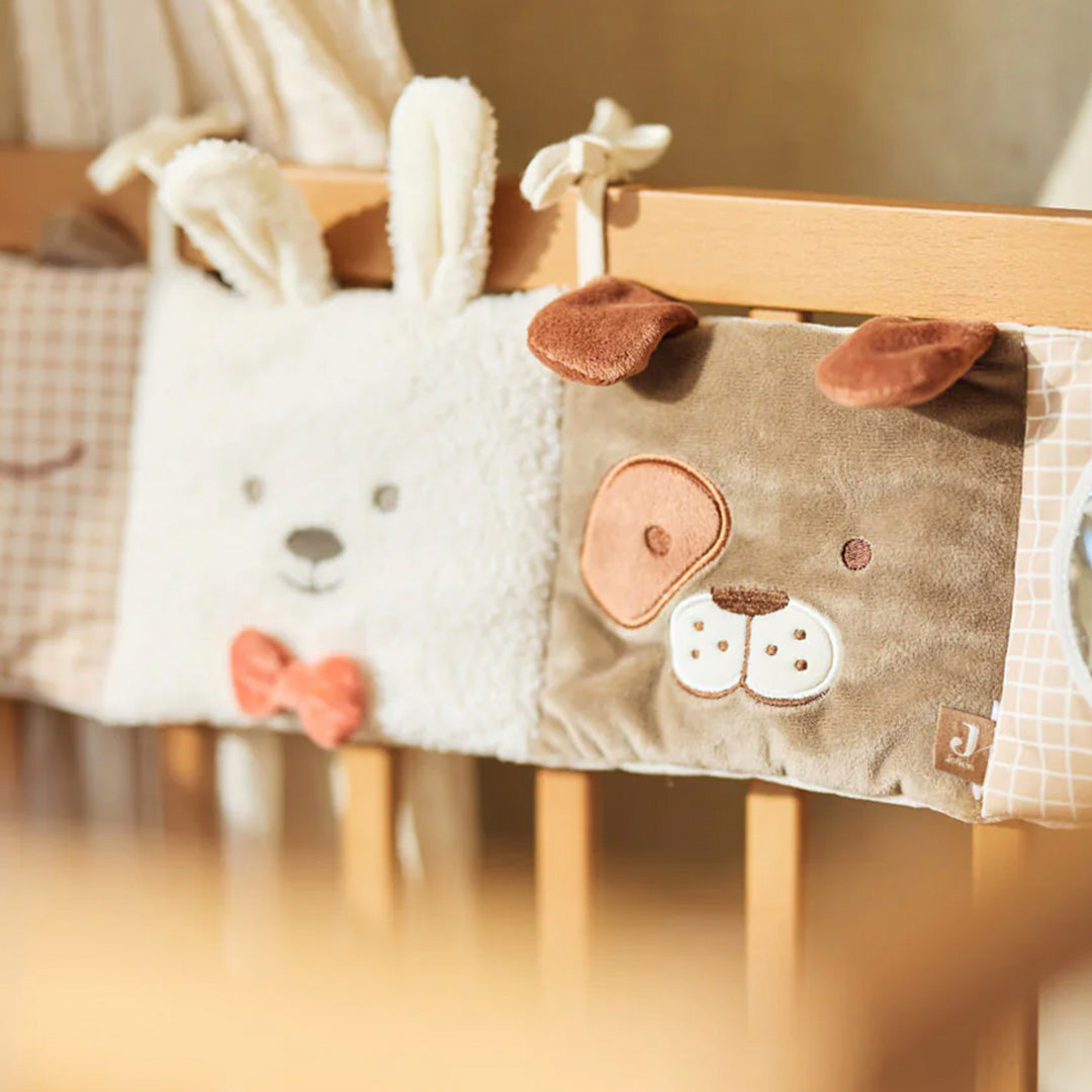 jollein activiteiten boxhanger - animal friends - elephant tales - oatmeal | 072-001-68154 | 3