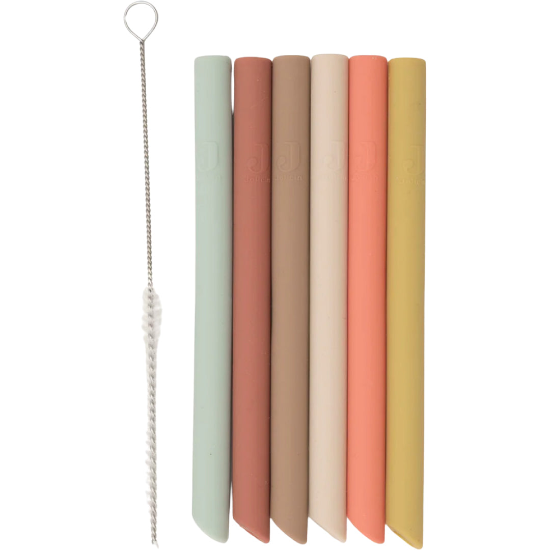 jollein rietje met borsteltje multicolour - 6st | 709-007-68188 |