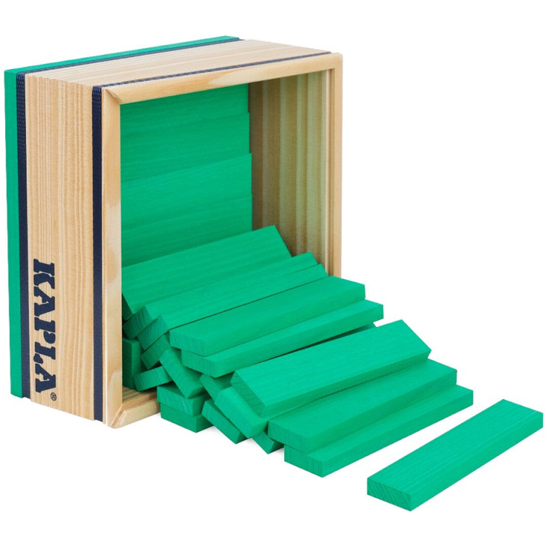 kapla 40 stapelplankjes - groen   | 8950518 | 1