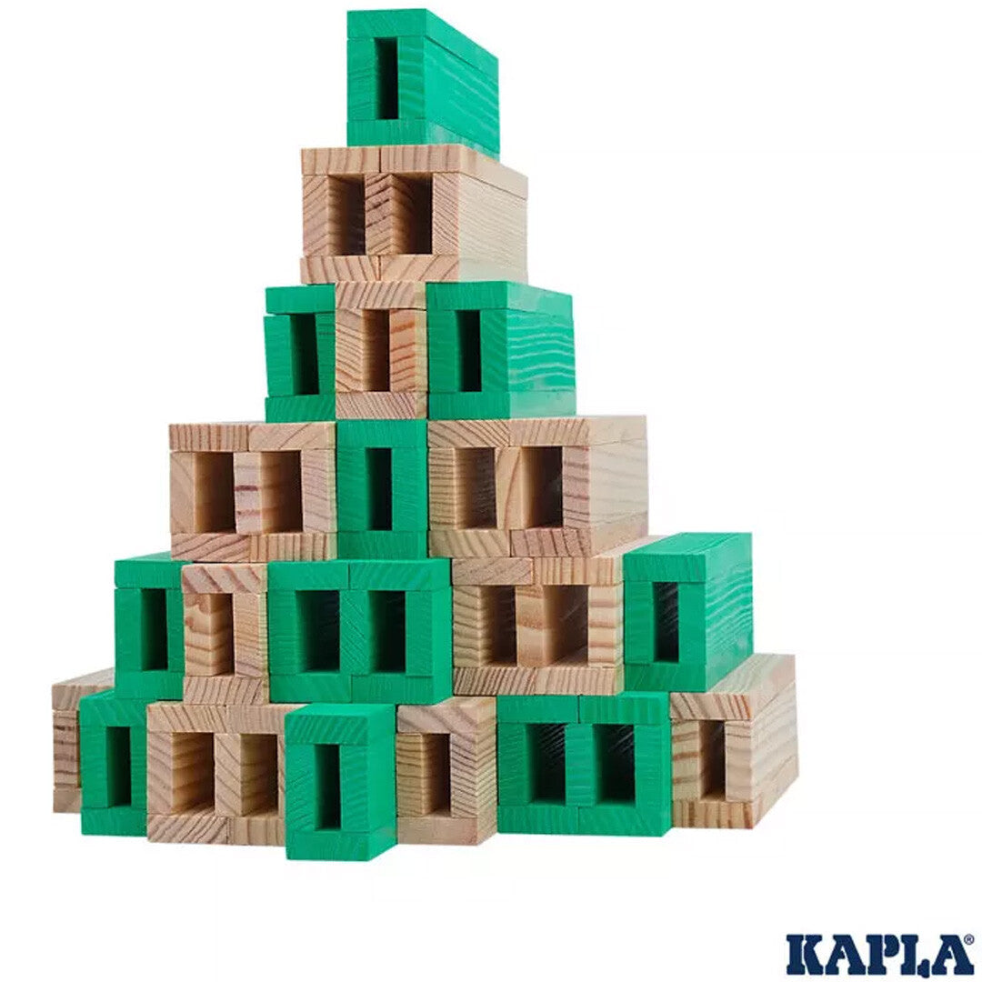 kapla 40 stapelplankjes - groen   | 8950518 | 2