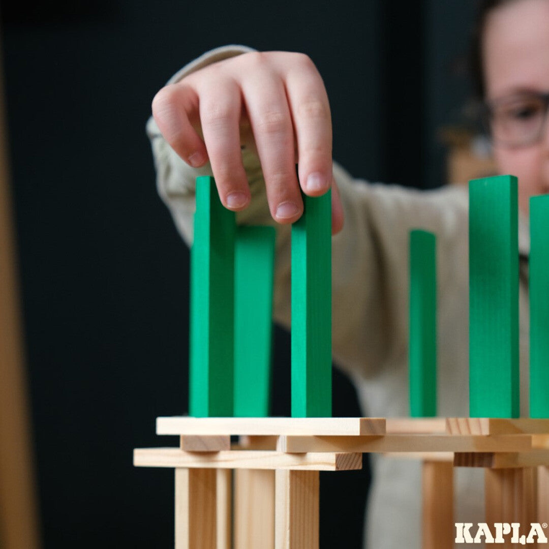 kapla 40 stapelplankjes - groen   | 8950518 | 3