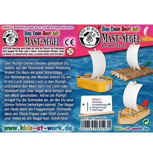 kids at work diy mast en zeil | A600593 | 1