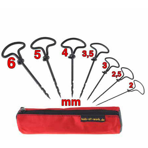 kids at work handboor set in etui - 7st | A600369 | 2