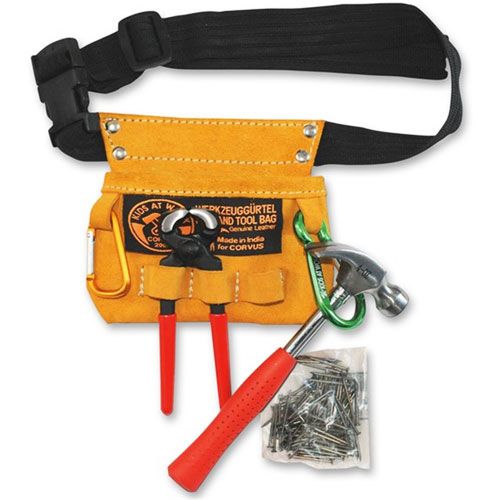 kids at work mini gereedschapsgordel met klauwhamer | A600112 | 0