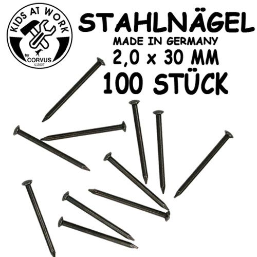 kids at work stalen spijkers 2-30 mm (100st) | A600530 | 1