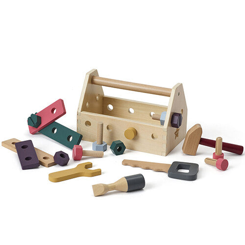 kids concept houten gereedschapskist kids hub   | 1000610 | 0