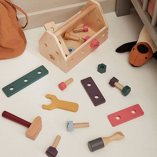 kids concept houten gereedschapskist kids hub   | 1000610 | 4