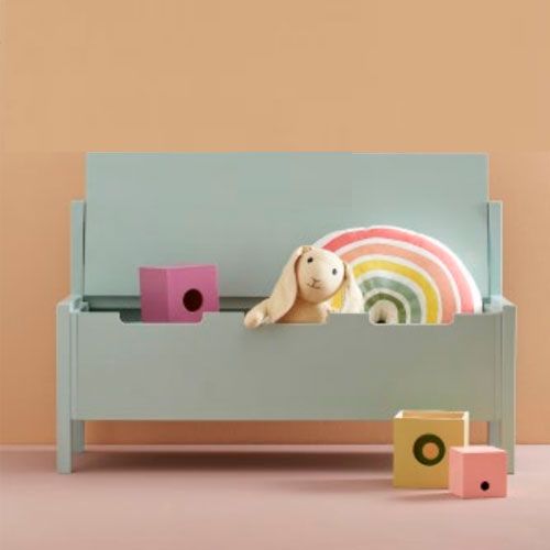 kids concept kinderbank met opbergruimte - mintgroen | 1000542 | 2
