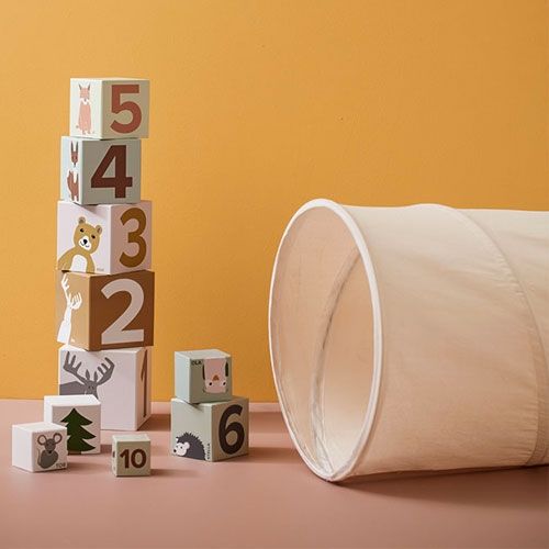 kids concept speeltunnel - naturel - 150 cm  | 1000472 | 1