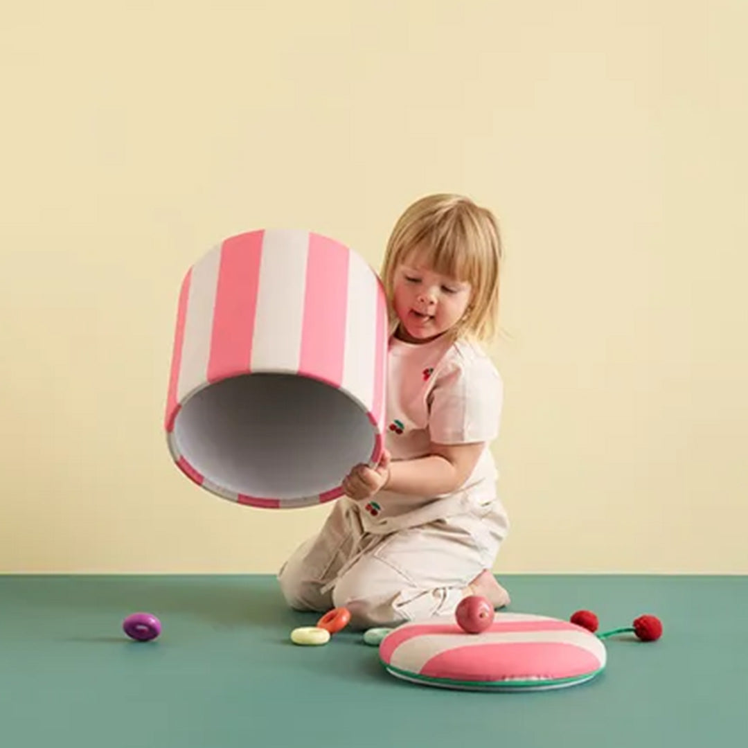 kids concept opbergpoef - pink | KIDS1001067 | 3