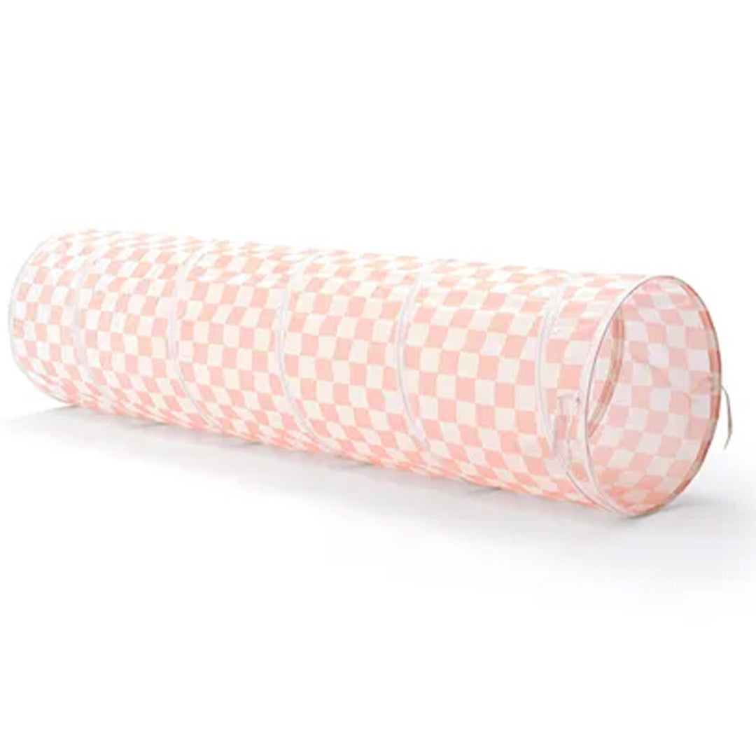 kids concept speeltunnel check - apricot - 180 cm | 1000932 | 1