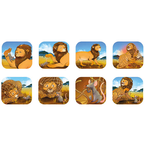 kidywolf discs voor projector zaklamp kidyslide - fabels van la fontaine - 3st | KIDYSTORIES-LA | 2