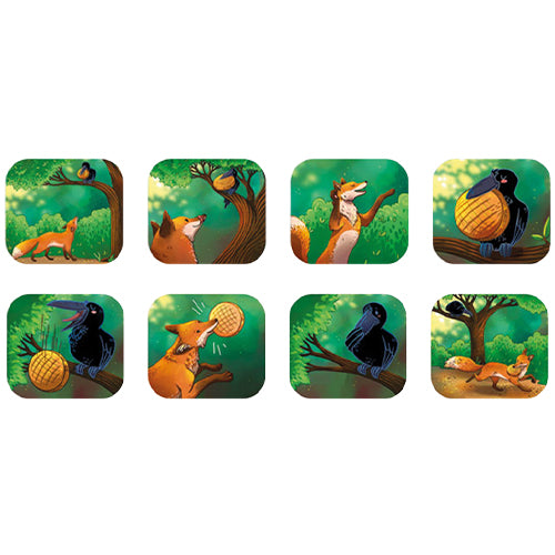 kidywolf discs voor projector zaklamp kidyslide - fabels van la fontaine - 3st | KIDYSTORIES-LA | 4