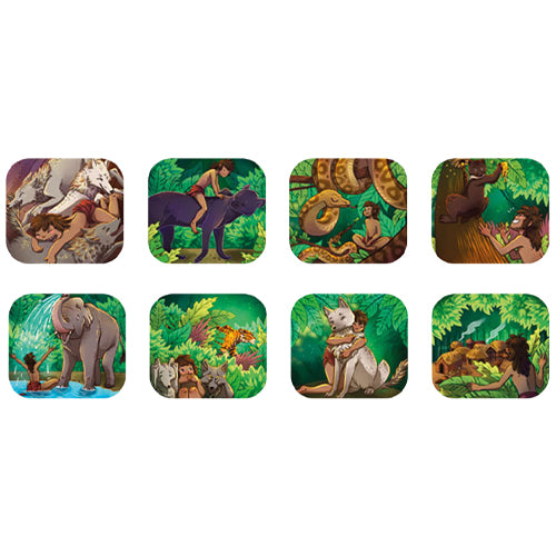 kidywolf discs voor projector zaklamp kidyslide - jungle book - 3st | KIDYSTORIES-JB | 4