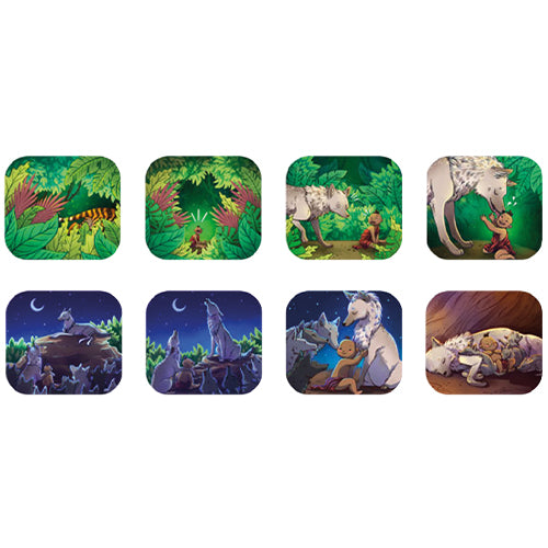 kidywolf discs voor projector zaklamp kidyslide - jungle book - 3st | KIDYSTORIES-JB | 5