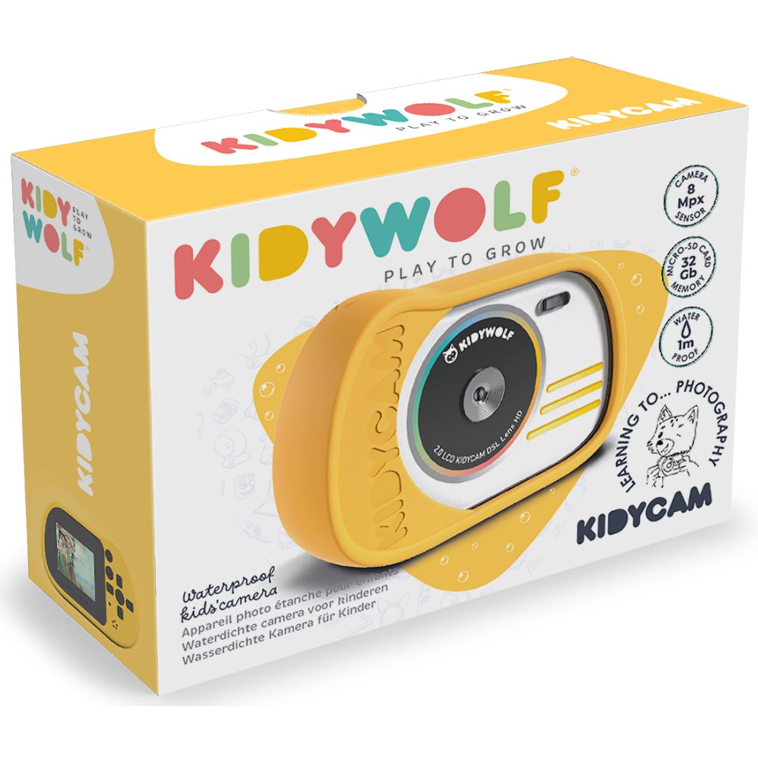 kidywolf kindercamera kidycam - oranje | KIDYCAM-OR | 7