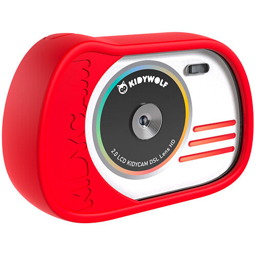 kidywolf kindercamera kidycam - rood | KIDYCAM-RD | 0