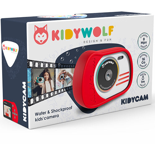 kidywolf kindercamera kidycam - rood | KIDYCAM-RD | 7