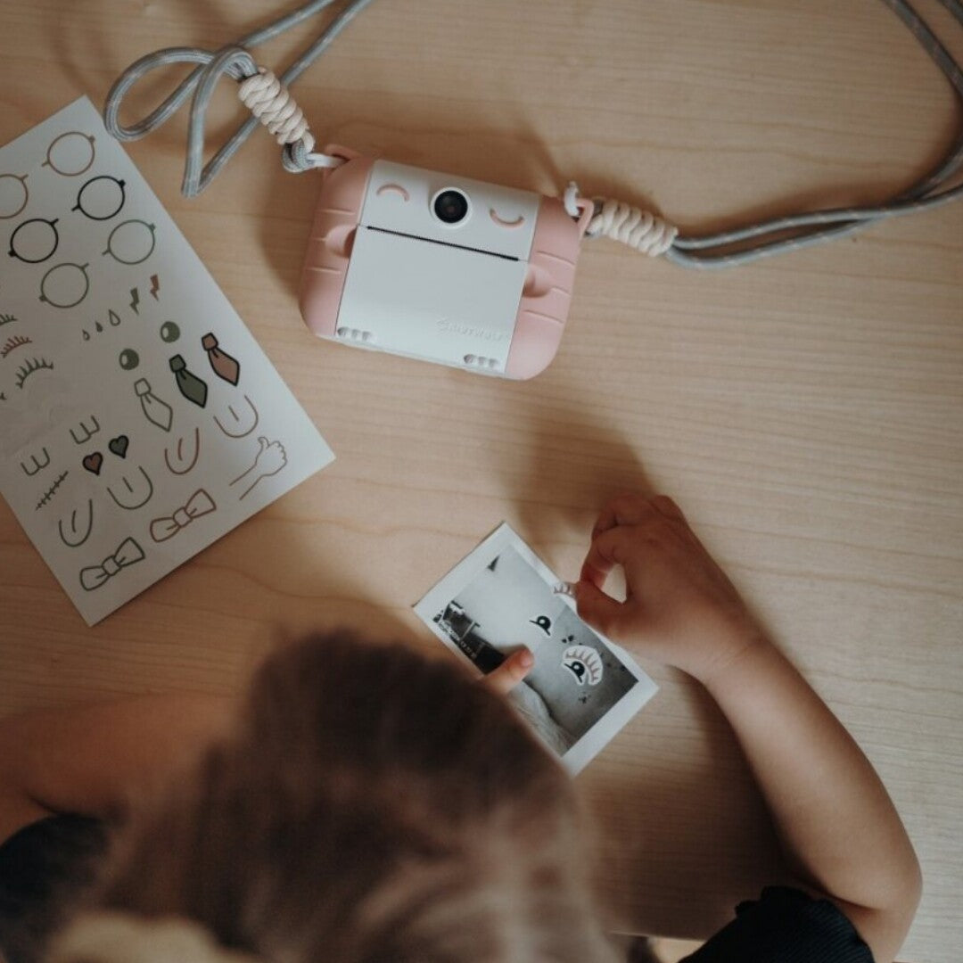 kidywolf kindercamera met thermische printer - roze  | KIDYPRINT-PE | 2