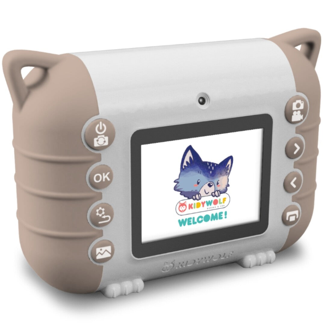 kidywolf kindercamera met thermische printer - roze  | KIDYPRINT-PE | 3