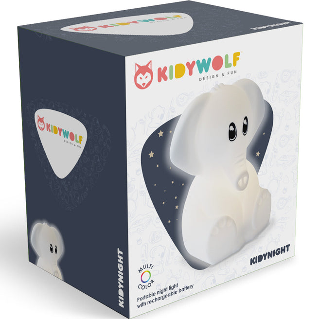 kidywolf led nachtlampje olifant | KIDYNIGHT-EL | 0