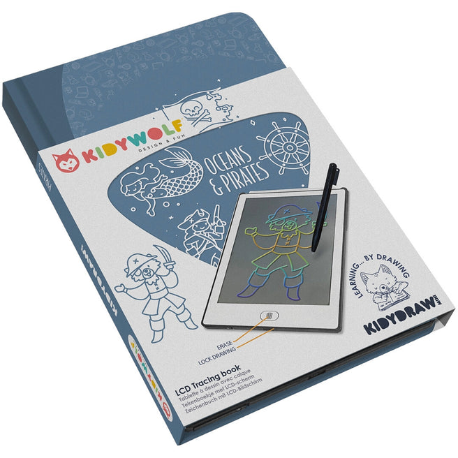 kidywolf tekenbord kidydraw mini - piraten | KIDYDRAW-MINI-OPI | 0