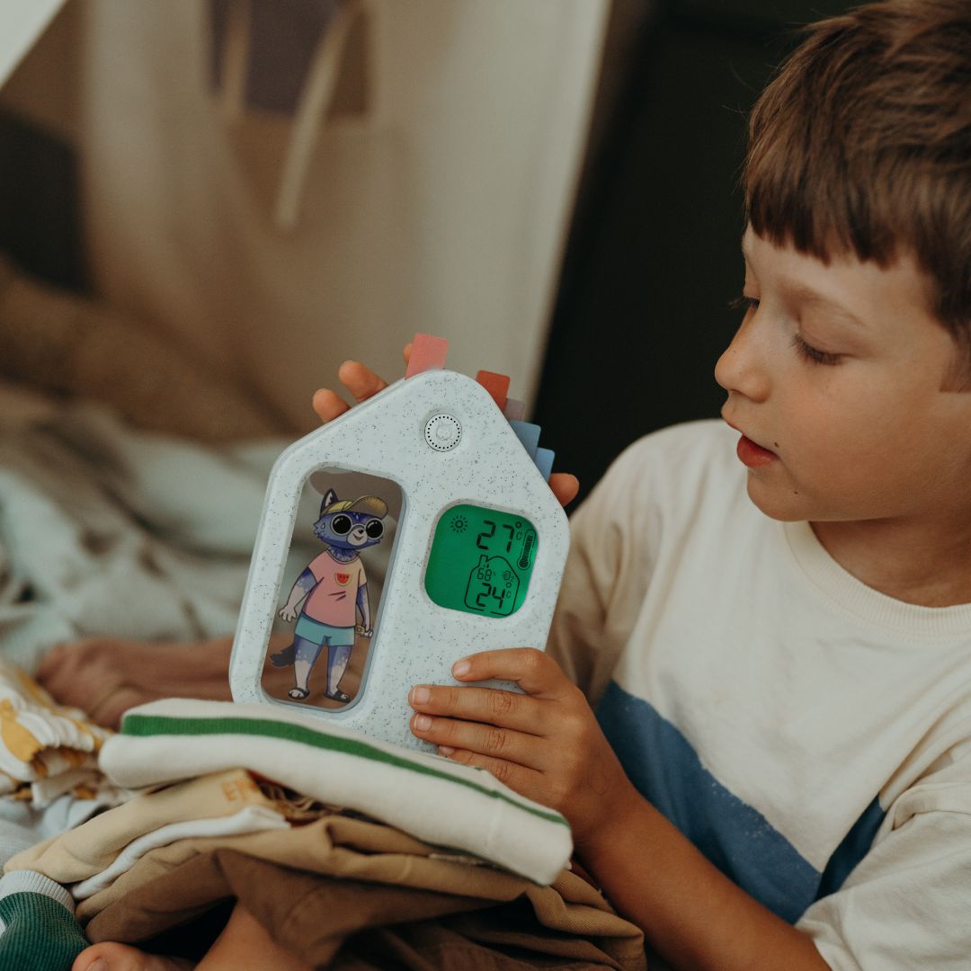 kidywolf weerstation met buitensensor | KIDYWEATHER-WH | 1