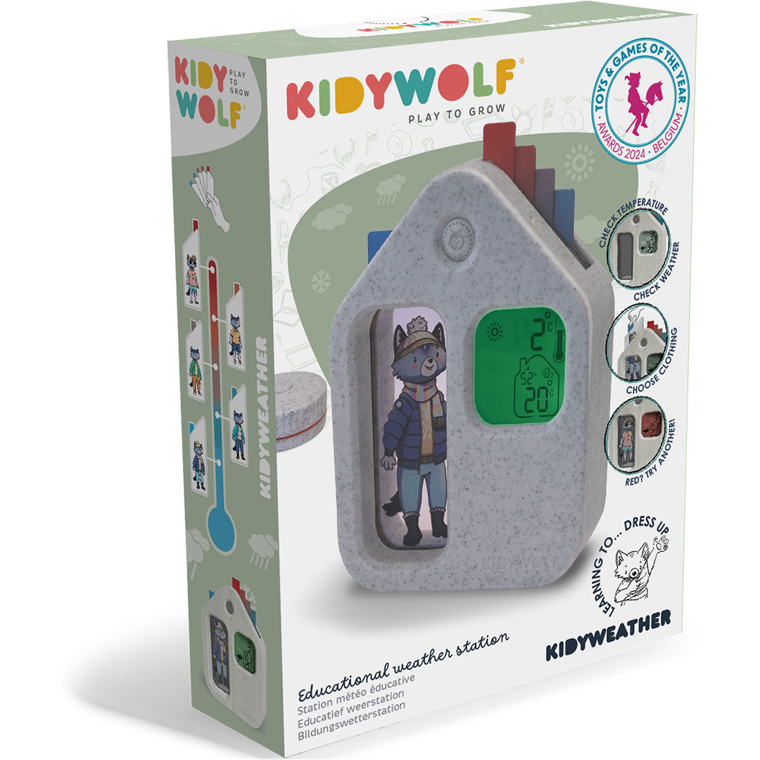 kidywolf weerstation met buitensensor | KIDYWEATHER-WH | 5