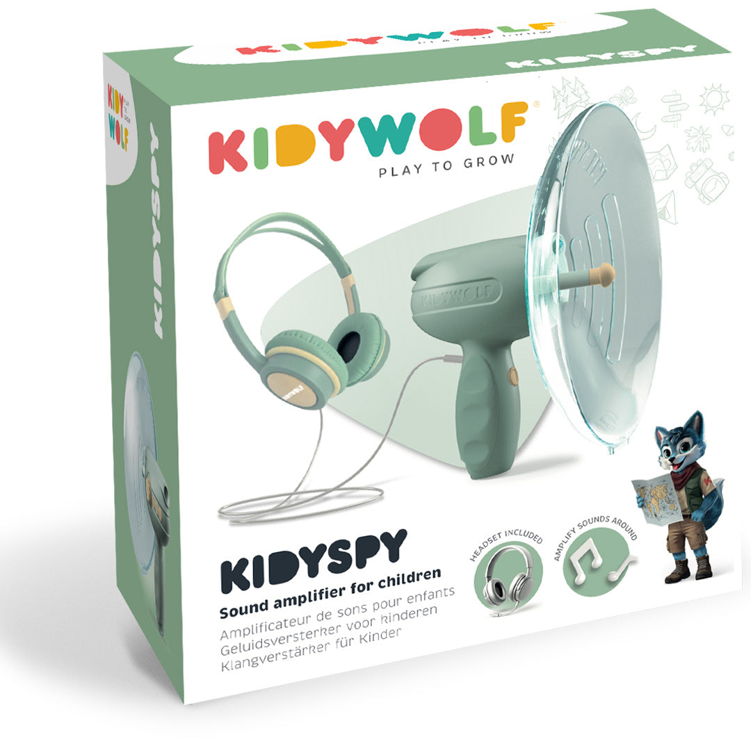 kidywolf kidyspy geluidsversterker met koptelefoon | KIDYSPY-GR | 4