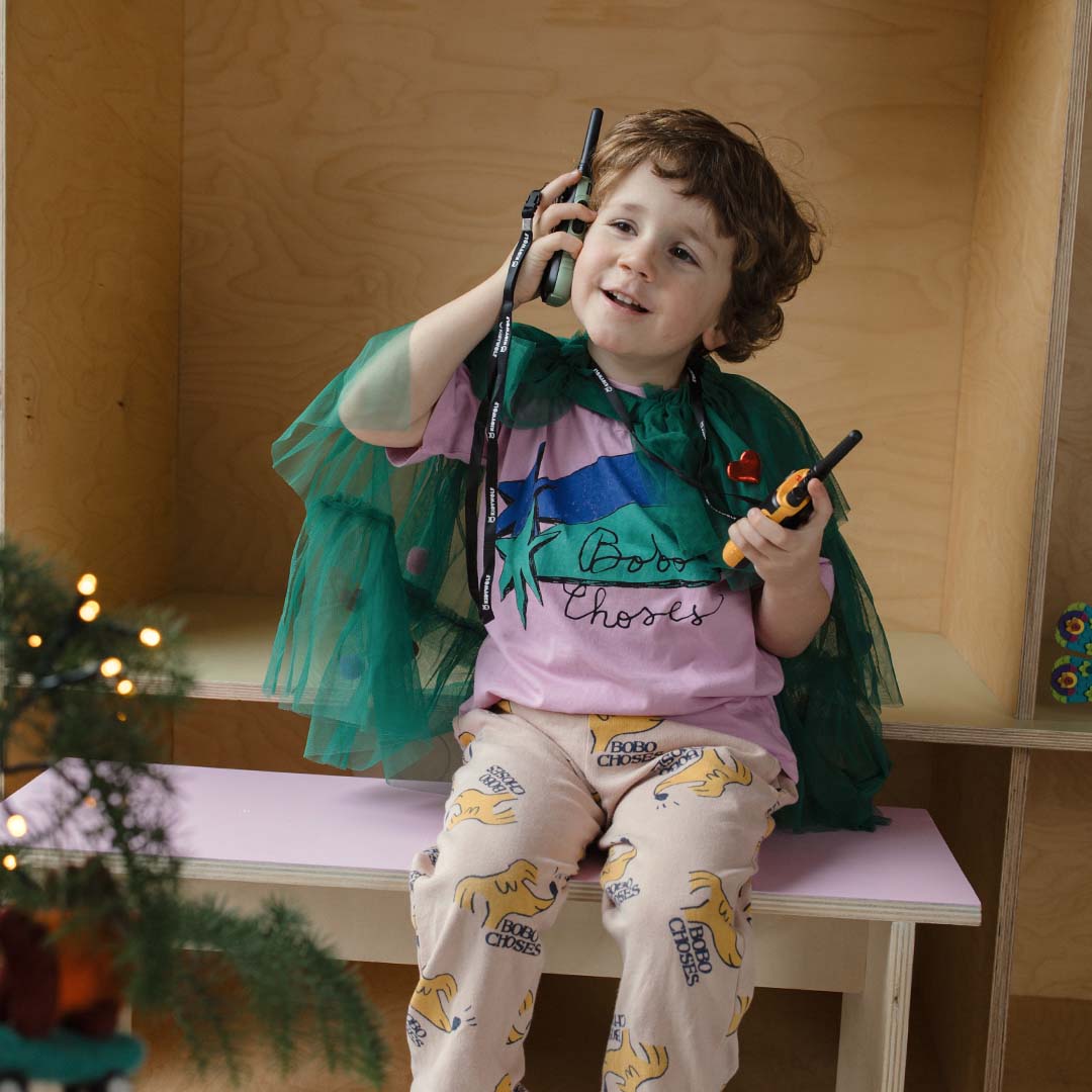 kidywolf kidytalk walkie talkie - groen mosterd | KIDYTALK-GO| 1