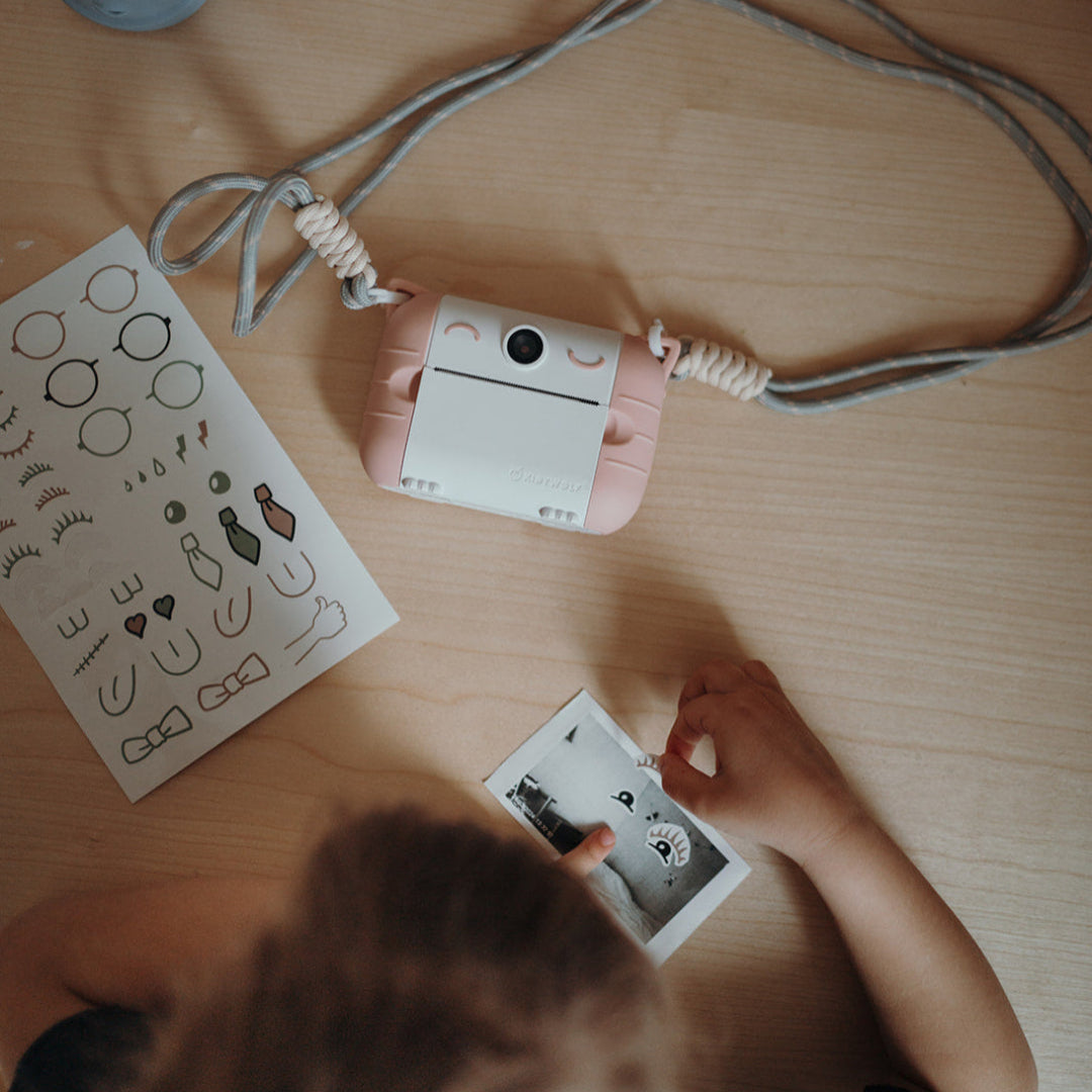 kidywolf kindercamera met thermische printer - roze | KIDYPRINT-PE | 5
