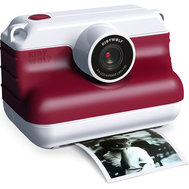 kidywolf kindercamera met thermische printer k-print - rood | K-PRINT-RD | 0