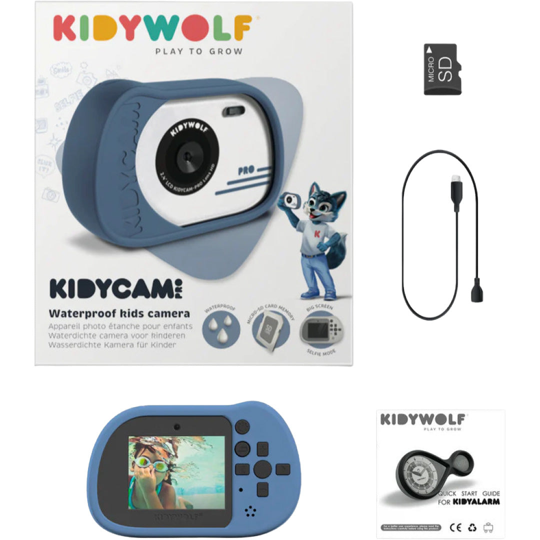 kidywolf kindercamera kidycam - blauw | KIDYCAM-BU | 4