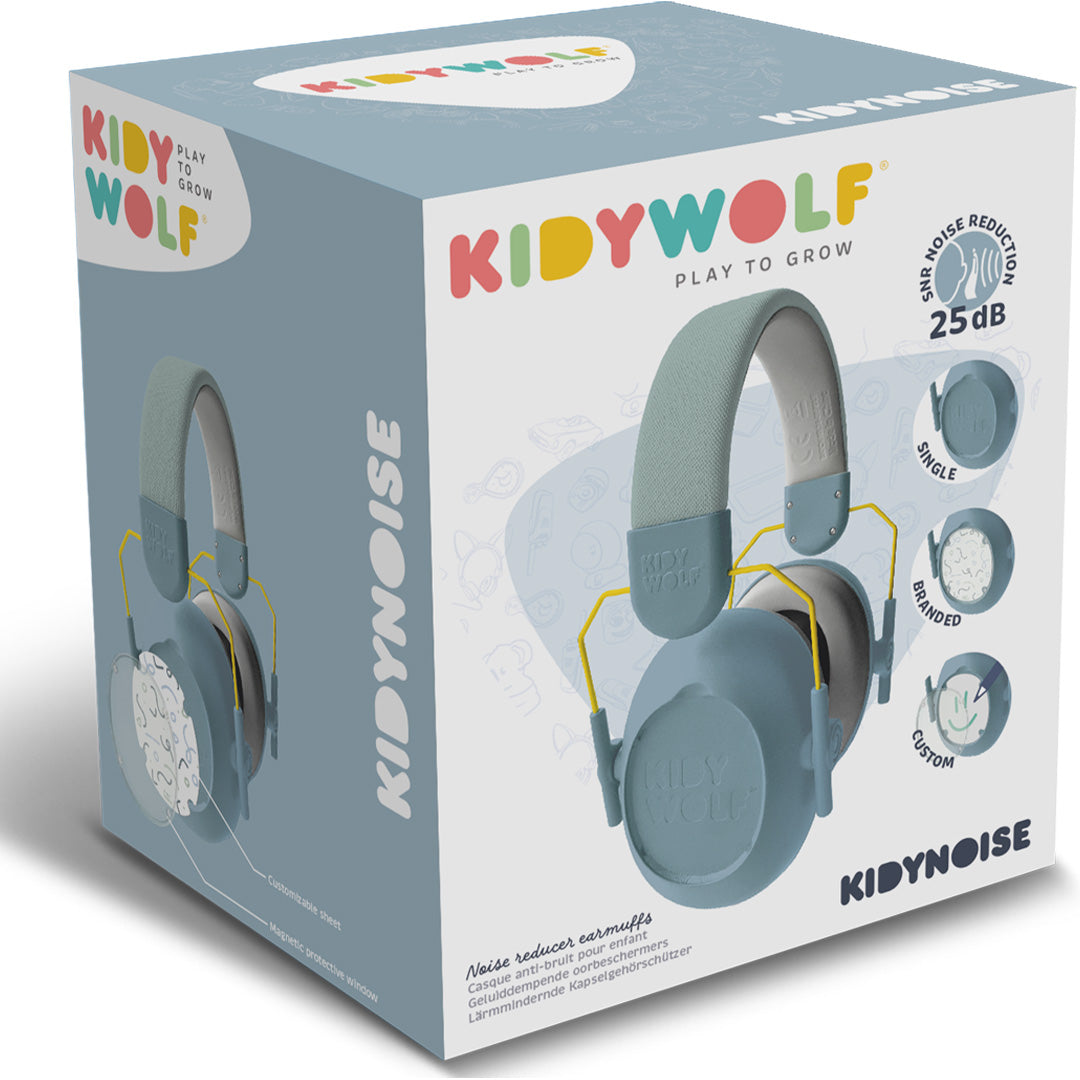 Casque antibruit kidywolf - bleu
