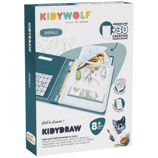 kidywolf tekenbord kidydraw pad - dieren |KIDYDRAW-PAD8-ANI | 1