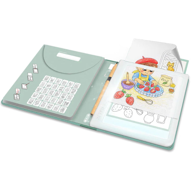 kidywolf tekenbord kidydraw pad - eten | KIDYDRAW-PAD6-FAW | 1