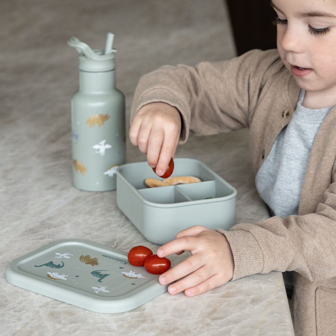 kidzroom rvs thermosfles small talk - dino - 350 ml 2
